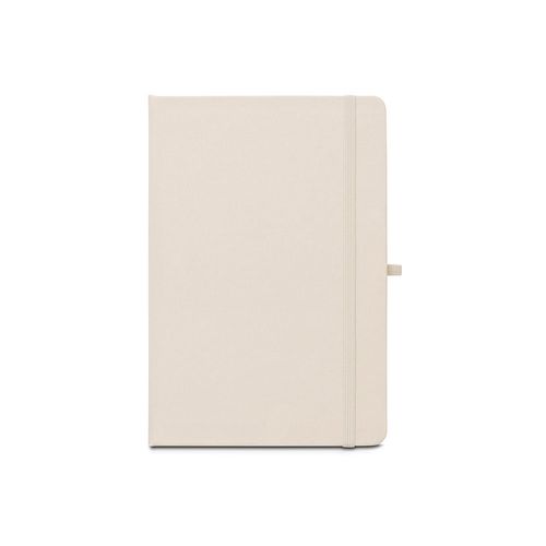 ANNE. Cuaderno A5 en poliéster reciclado (100% rPET) con páginas a rayas