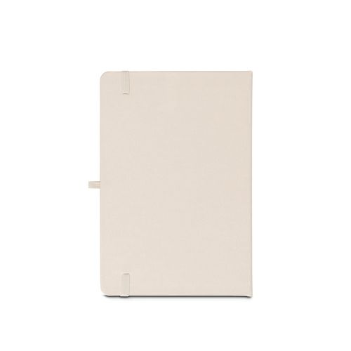 ANNE. Cuaderno A5 en poliéster reciclado (100% rPET) con páginas a rayas