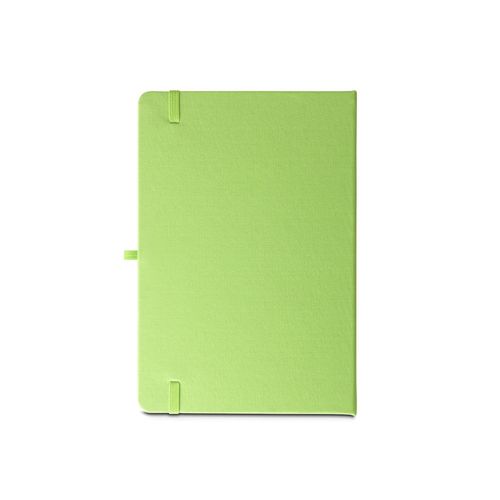 ANNE. Cuaderno A5 en poliéster reciclado (100% rPET) con páginas a rayas