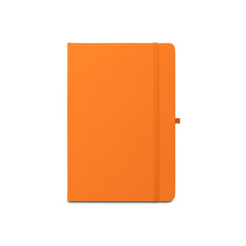 ANNE. CUADERNO A5 EN POLIÉSTER RECICLADO (100% RPET) CON PÁGINAS A RAYAS