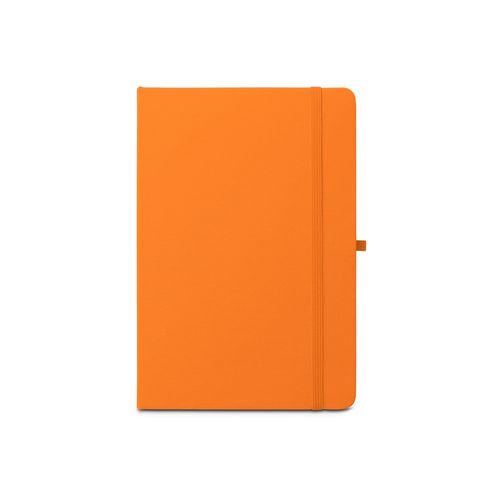 ANNE. Cuaderno A5 en poliéster reciclado (100% rPET) con páginas a rayas