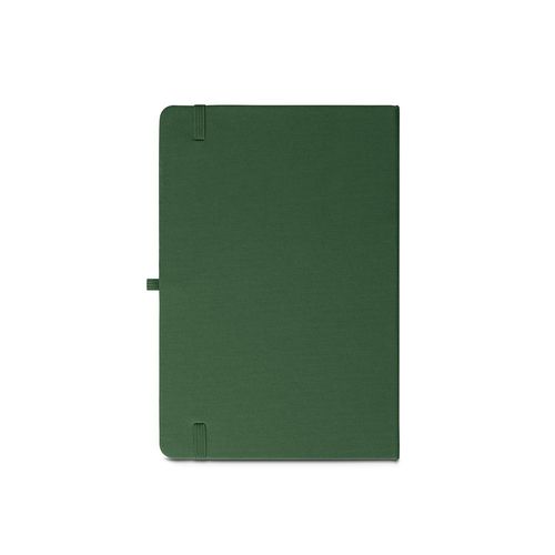 ANNE. Cuaderno A5 en poliéster reciclado (100% rPET) con páginas a rayas