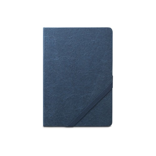 blue HUXLEY. Cuaderno A5 con tapa dura, fabricado con papel resistente al agua