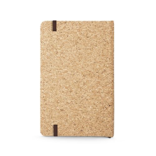 natural HAWKINS. Libreta de bolsillo de corcho con páginas lisas, en material certificado FSC™ y otros materiales controlados