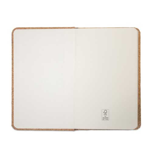 natural HAWKINS. Libreta de bolsillo de corcho con 160 páginas lisas