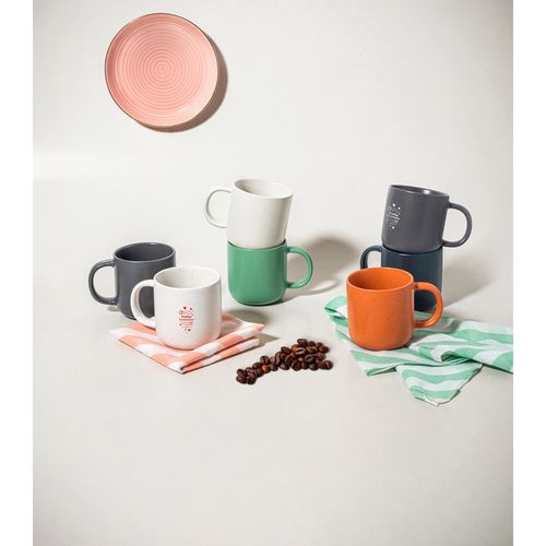 blanco pastel COFFEE CONSTELLATION. Taza de café de cerámica 75 mL