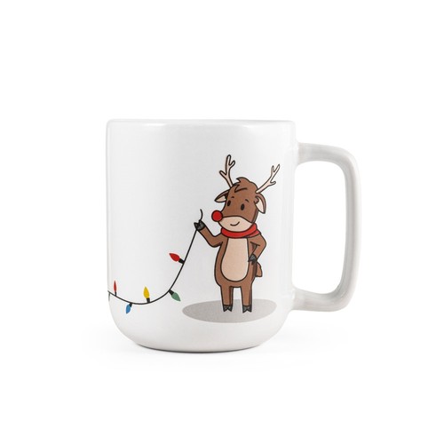 REINDEER. Tasse avec impression de Noël 330 mL - 3