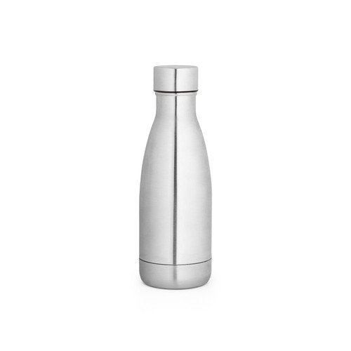 plateado satinado RE-BUFFON S. Termo fabricado con 90% acero inoxidable reciclado 400 mL