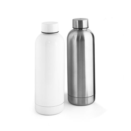 azulón ODIN METTALIC. Botella en acero inoxidable 90% reciclado 550 mL