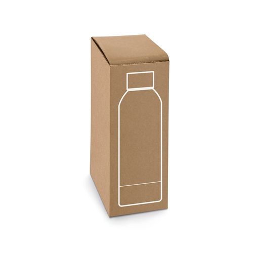 azul marino ODIN METTALIC. Botella en acero inoxidable 90% reciclado 550 mL