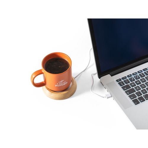 GATES. Chauffe-tasse avec corps en bambou - 4