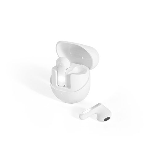 white BURTON. Auriculares inalámbricos con 8 horas de autonomía en ABS reciclado (100% rABS)