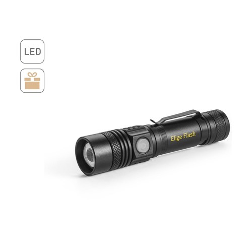 UNGAR. LINTERNA DE ALUMINIO RECICLADO (100% RAL) RECARGABLE DE 5 W