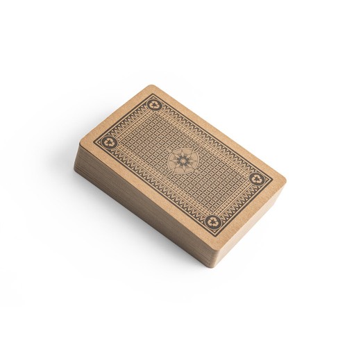 FISCHER. Jeu de 54 cartes classiques en papier kraft, fabriquée à partir de matériaux certifiés FSC™ et d'autres matériaux contrôlés - 2
