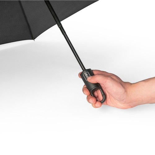 GUSTAVO. Parapluie pongé 190T polyester recyclé (100% rPET) avec ouverture et fermeture automatiques - 6