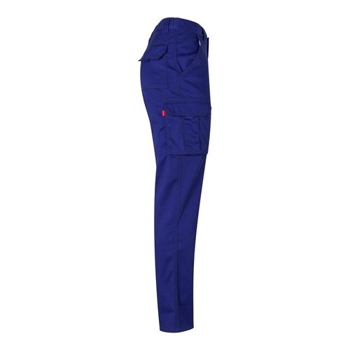 azulón VL LUGH. Pantalón elástico multibolsillos (240g/m²) en algodón (46%), EME (38%) y poliéster (16%)