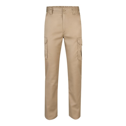 luz natural VL LUGH. Pantalón elástico multibolsillos (240g/m²) en algodón (46%), EME (38%) y poliéster (16%)