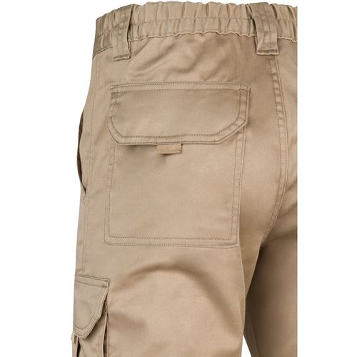 luz natural VL LUGH. Pantalón elástico multibolsillos (240g/m²) en algodón (46%), EME (38%) y poliéster (16%)