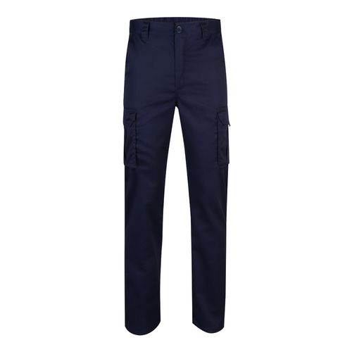 VL LUGH. Pantalón elástico multibolsillos (240g/m²) en algodón (46%), EME (38%) y poliéster (16%)