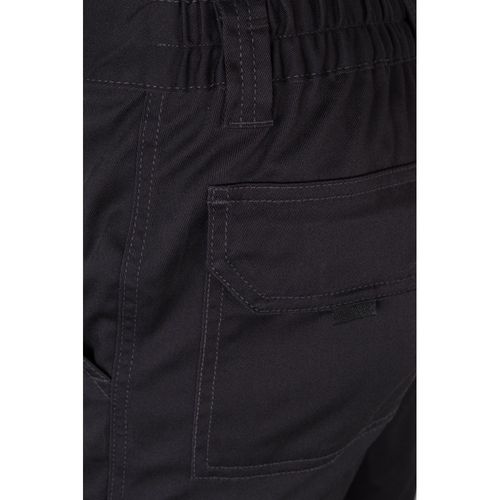black VL LUGH. Pantalón elástico multibolsillos (240g/m²) en algodón (46%), EME (38%) y poliéster (16%)