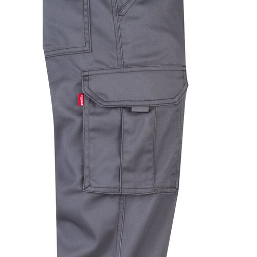 gray VL PAN. Pantalón elástico multibolsillos (290g/m²), en algodón (46%), EME (38%) y poliéster (16%)