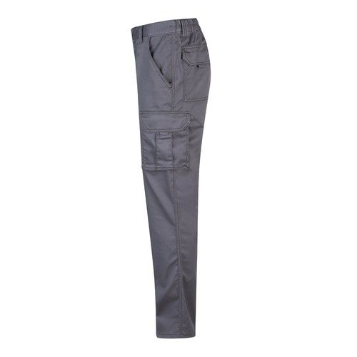 VL PAN. Pantalón elástico multibolsillos (290g/m²), en algodón (46%), EME (38%) y poliéster (16%)
