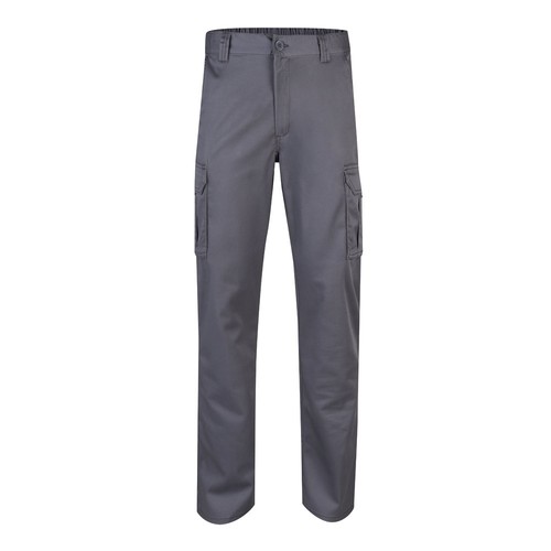 VL PAN. Pantalón elástico multibolsillos (290g/m²), en algodón (46%), EME (38%) y poliéster (16%)