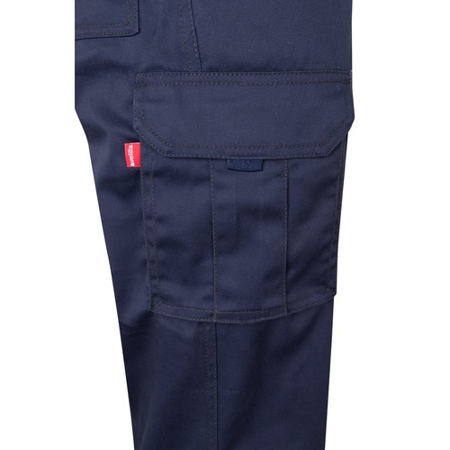 VL PAN. Pantalón elástico multibolsillos (290g/m²), en algodón (46%), EME (38%) y poliéster (16%)