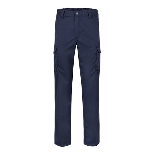 VL PAN. Pantalón elástico multibolsillos (290g/m²), en algodón (46%), EME (38%) y poliéster (16%)