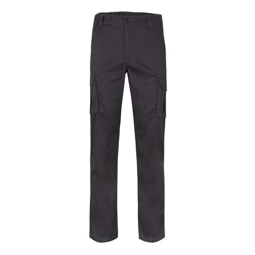 VL PAN. Pantalón elástico multibolsillos (290g/m²), en algodón (46%), EME (38%) y poliéster (16%)