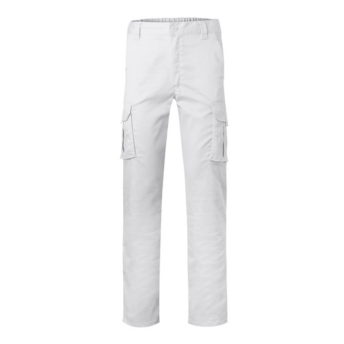 VL PAN. Pantalón elástico multibolsillos (290g/m²), en algodón (46%), EME (38%) y poliéster (16%)