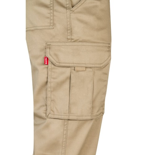 VL PAN. Pantalón elástico multibolsillos (290g/m²), en algodón (46%), EME (38%) y poliéster (16%)
