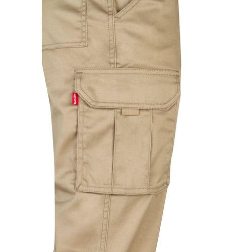 luz natural VL PAN. Pantalón elástico multibolsillos (290g/m²), en algodón (46%), EME (38%) y poliéster (16%)