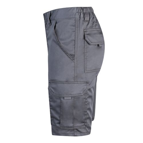 VL HEBE. Bermudas elásticas multibolsillos (240g/m²), en algodón (46%), EME (38%) y poliéster (16%)