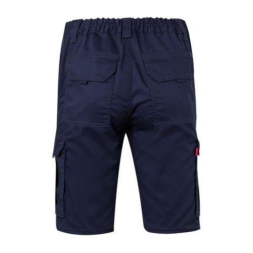 VL HEBE. Bermudas elásticas multibolsillos (240g/m²), en algodón (46%), EME (38%) y poliéster (16%)