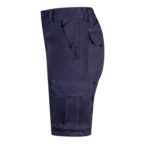 VL HEBE. Bermudas elásticas multibolsillos (240g/m²), en algodón (46%), EME (38%) y poliéster (16%)