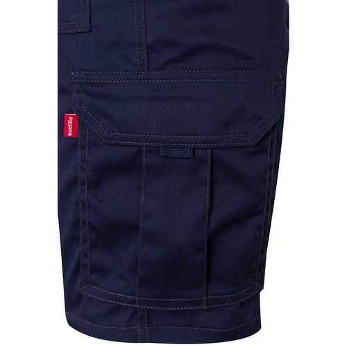 VL HEBE. Bermudas elásticas multibolsillos (240g/m²), en algodón (46%), EME (38%) y poliéster (16%)