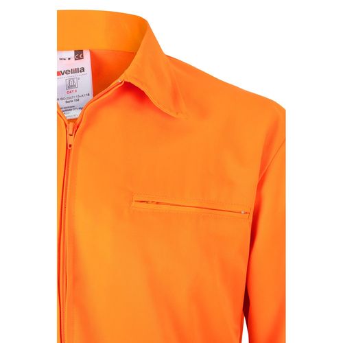VL NEPTUNE LARGE. Chaqueta de sarga bicolor (210g/m²) en poliéster (80%) y algodón (20%)