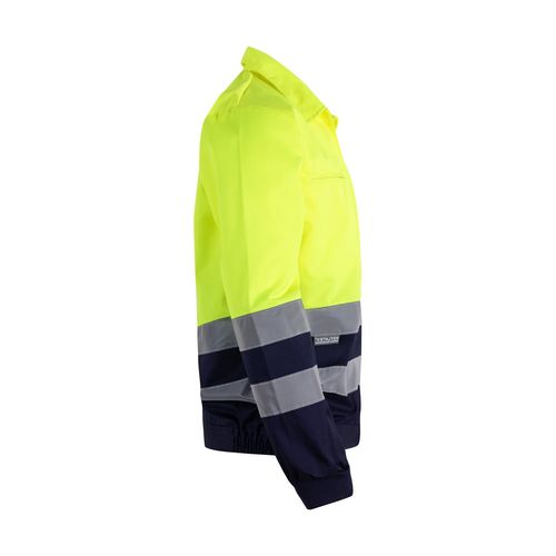 VL NEPTUNE LARGE. Chaqueta de sarga bicolor (210g/m²) en poliéster (80%) y algodón (20%)