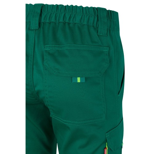VL ZEUS LARGE. Pantalón elástico multibolsillos bicolor (240 g/m²), en algodón (46 %), EME (38 %) y poliéster (16 %)