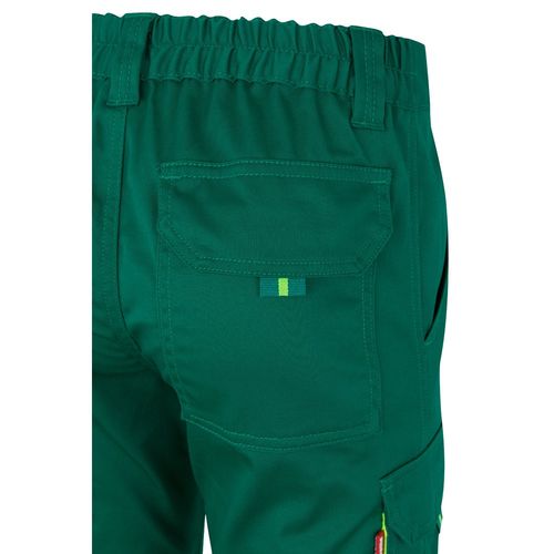 VL ZEUS LARGE. Pantalón elástico multibolsillos bicolor (240 g/m²), en algodón (46 %), EME (38 %) y poliéster (16 %)