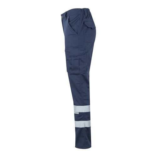 VL DIONYSUS. Pantalón multibolsillos bicolor (210 g/m²), en algodón (20%) y poliéster (80%)