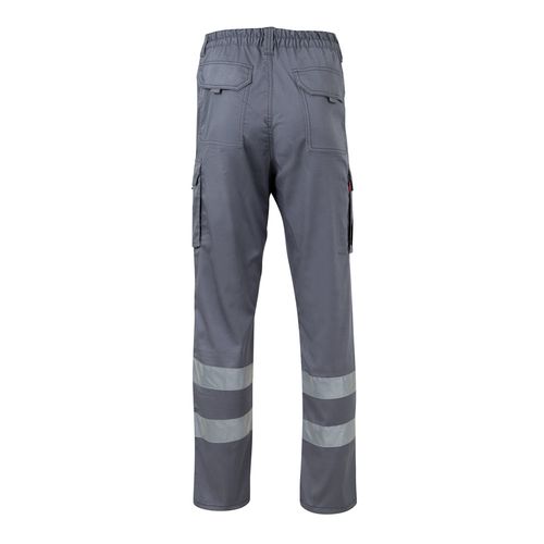 VL DIONYSUS. Pantalón multibolsillos bicolor (210 g/m²), en algodón (20%) y poliéster (80%)