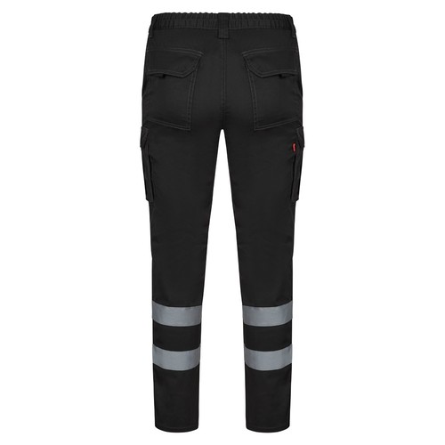VL DIONYSUS. Pantalón multibolsillos bicolor (210 g/m²), en algodón (20%) y poliéster (80%)