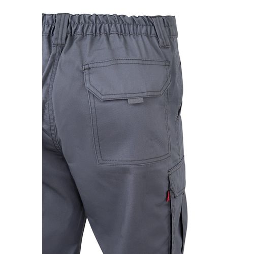 VL DIONYSUS. Pantalón multibolsillos bicolor (210 g/m²), en algodón (20%) y poliéster (80%)