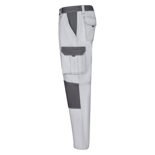 VL NJORD. Pantalón de sarga multibolsillos bicolor (240 g/m²), en algodón (35%) y poliéster (65%)