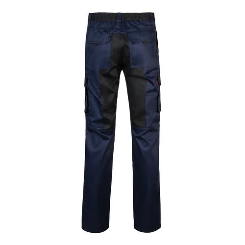 VL NJORD. Pantalón de sarga multibolsillos bicolor (240 g/m²), en algodón (35%) y poliéster (65%)