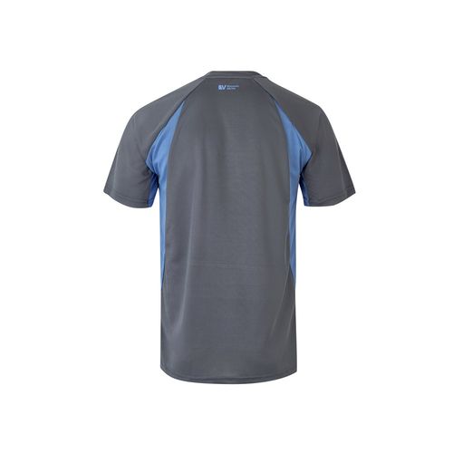gris/azul claro VL SLAYER. Camiseta técnica ojo de pájaro bicolor (160g/m²), en poliéster (100%)