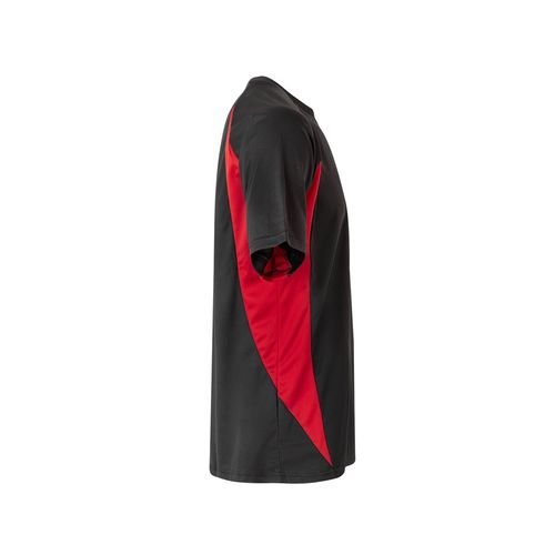 negro/rojo VL SLAYER. Camiseta técnica ojo de pájaro bicolor (160g/m²), en poliéster (100%)