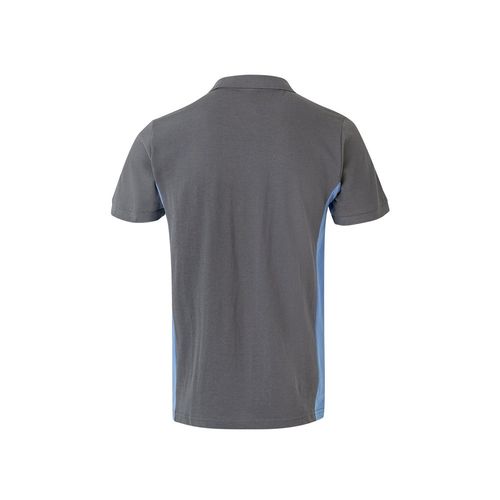 VL SUPAY. Polo piqué bicolor (180g/m²), manga corta, en algodón (60%) y poliéster (40%)
